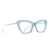 MILA - TEAL HAZE + CLEAR GLASSES sold by Diff Eyewear
