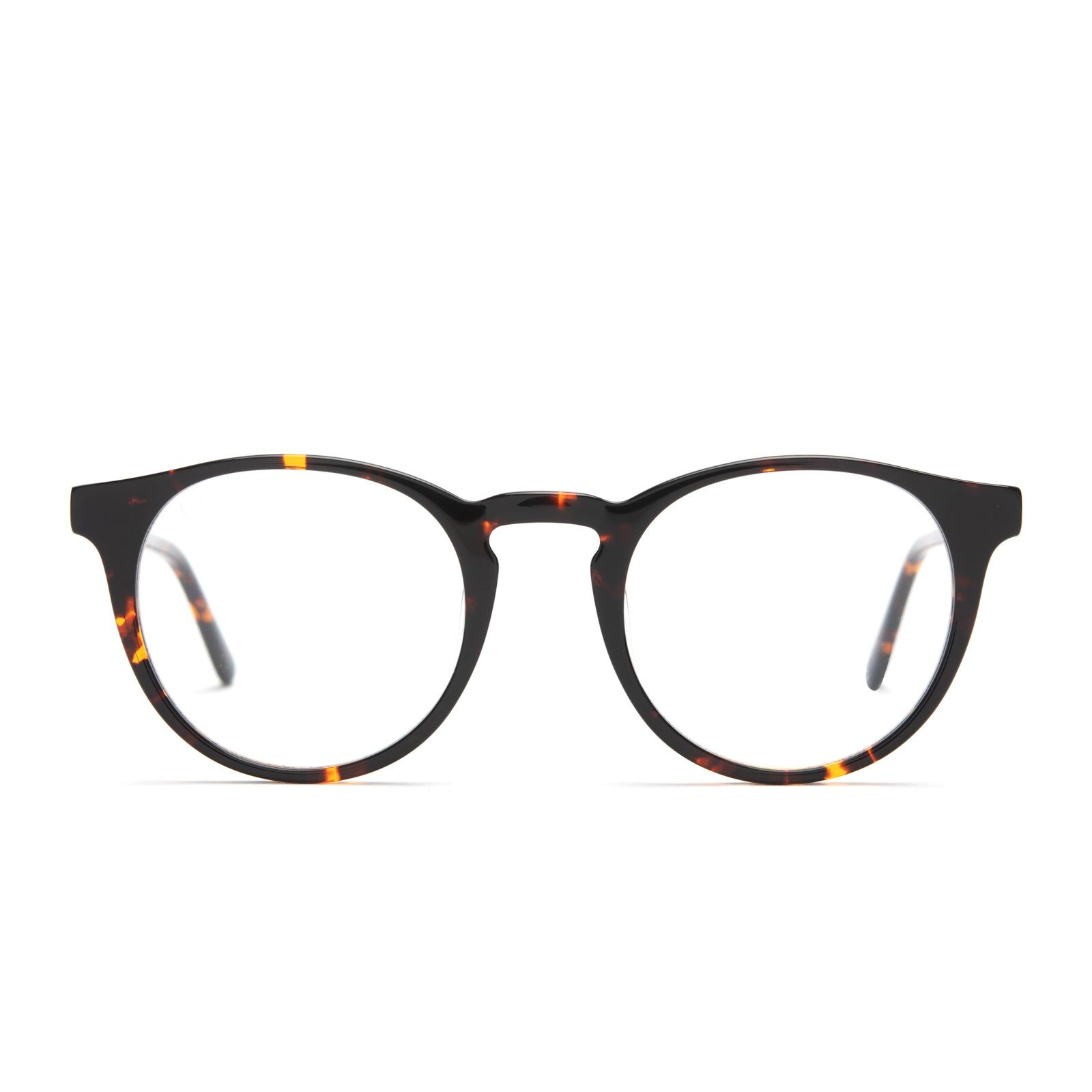 SAWYER - DARK TORTOISE + CLEAR GLASSES sold by Diff Eyewear