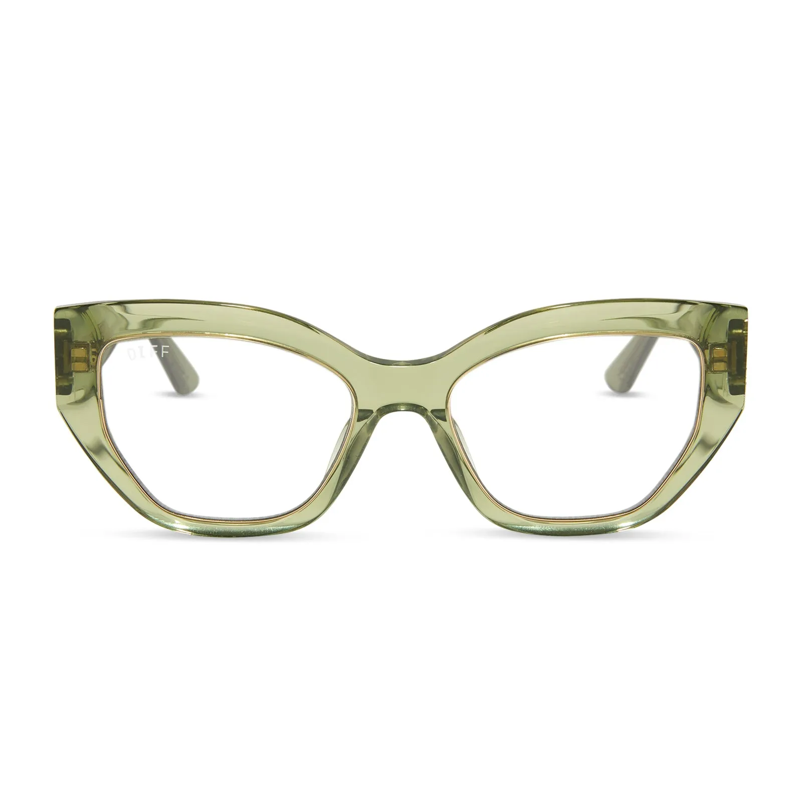 THAILAND - LIGHT GREEN CRYSTAL + GLASSES sold by Diff Eyewear product image thumbnail 2