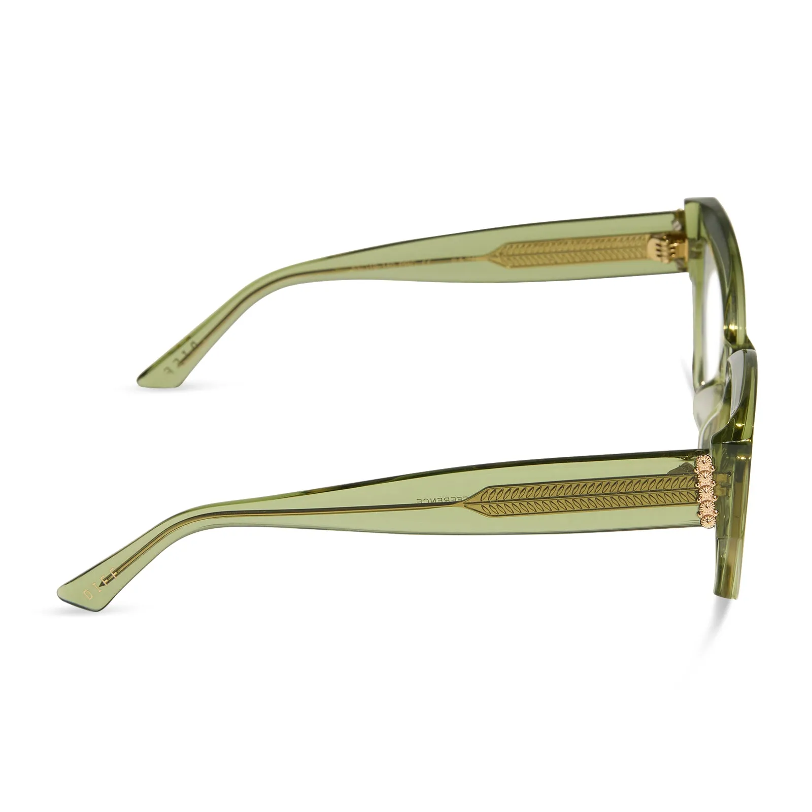 THAILAND - LIGHT GREEN CRYSTAL + GLASSES sold by Diff Eyewear product image thumbnail 3