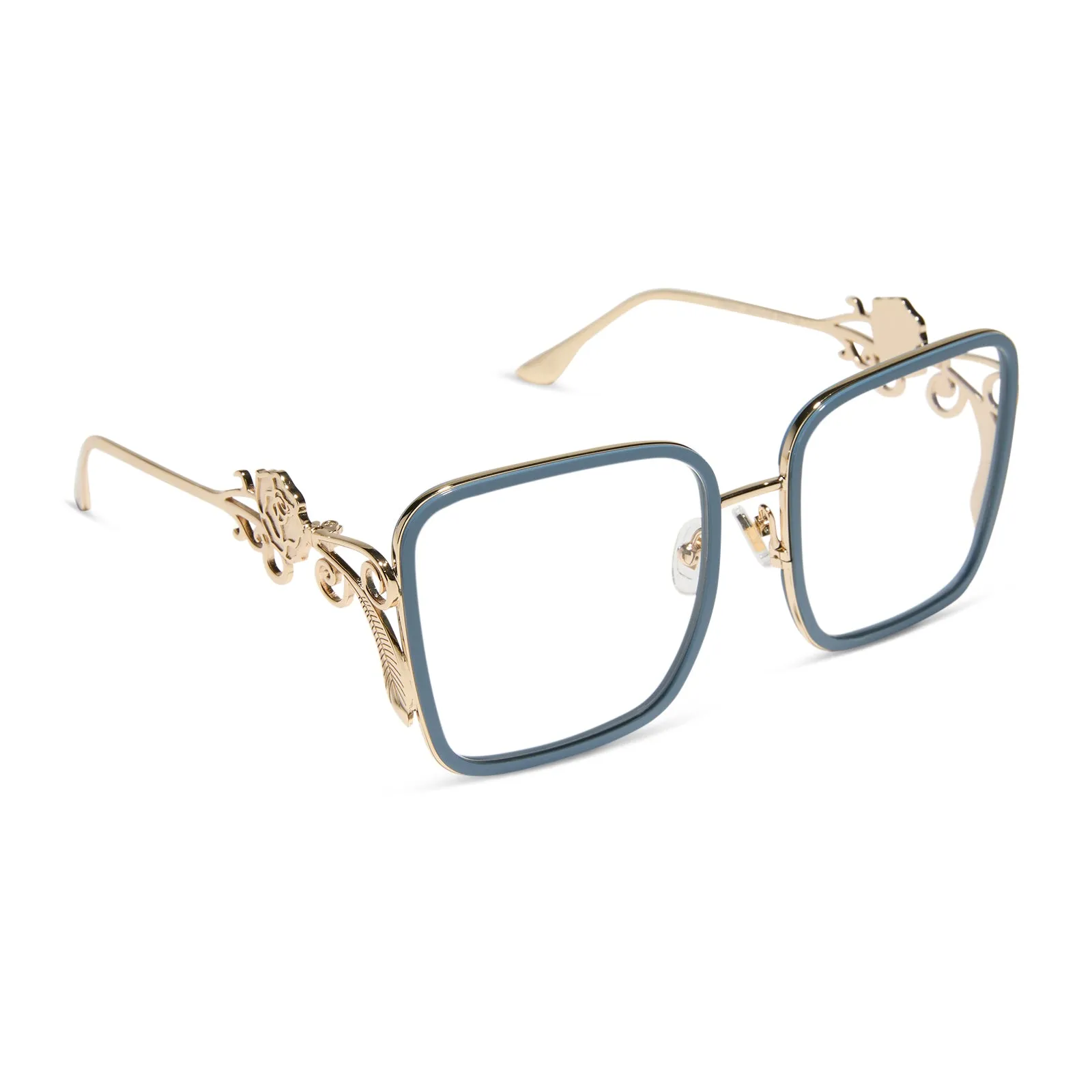 BELLE 2.0 - GOLD + ENCHANTING BLUE + GLASSES sold by Diff Eyewear product image thumbnail 2