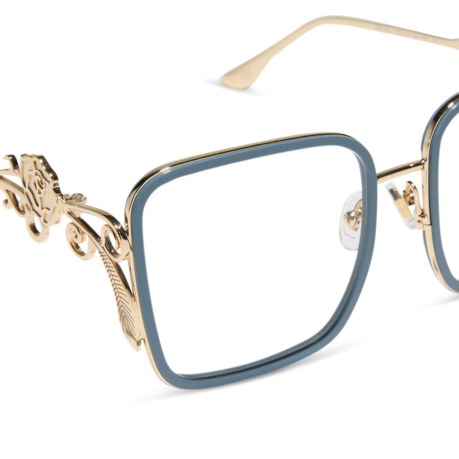 BELLE 2.0 - GOLD + ENCHANTING BLUE + GLASSES sold by Diff Eyewear product image thumbnail 4