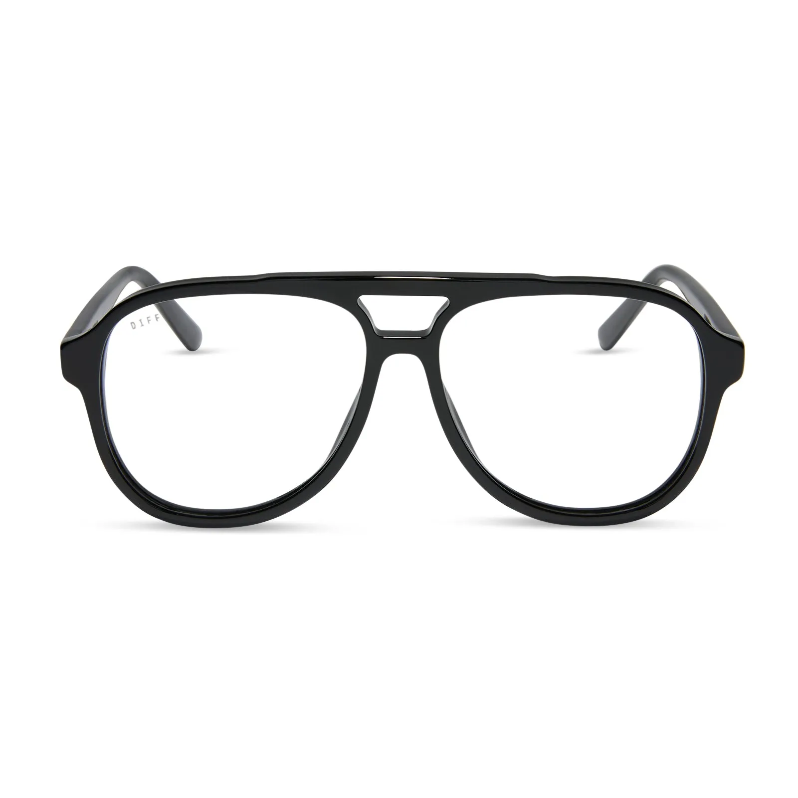TRISTAN - BLACK + GLASSES sold by Diff Eyewear