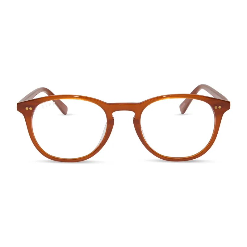 JAXSON - BURNT OCHRE + GLASSES sold by Diff Eyewear