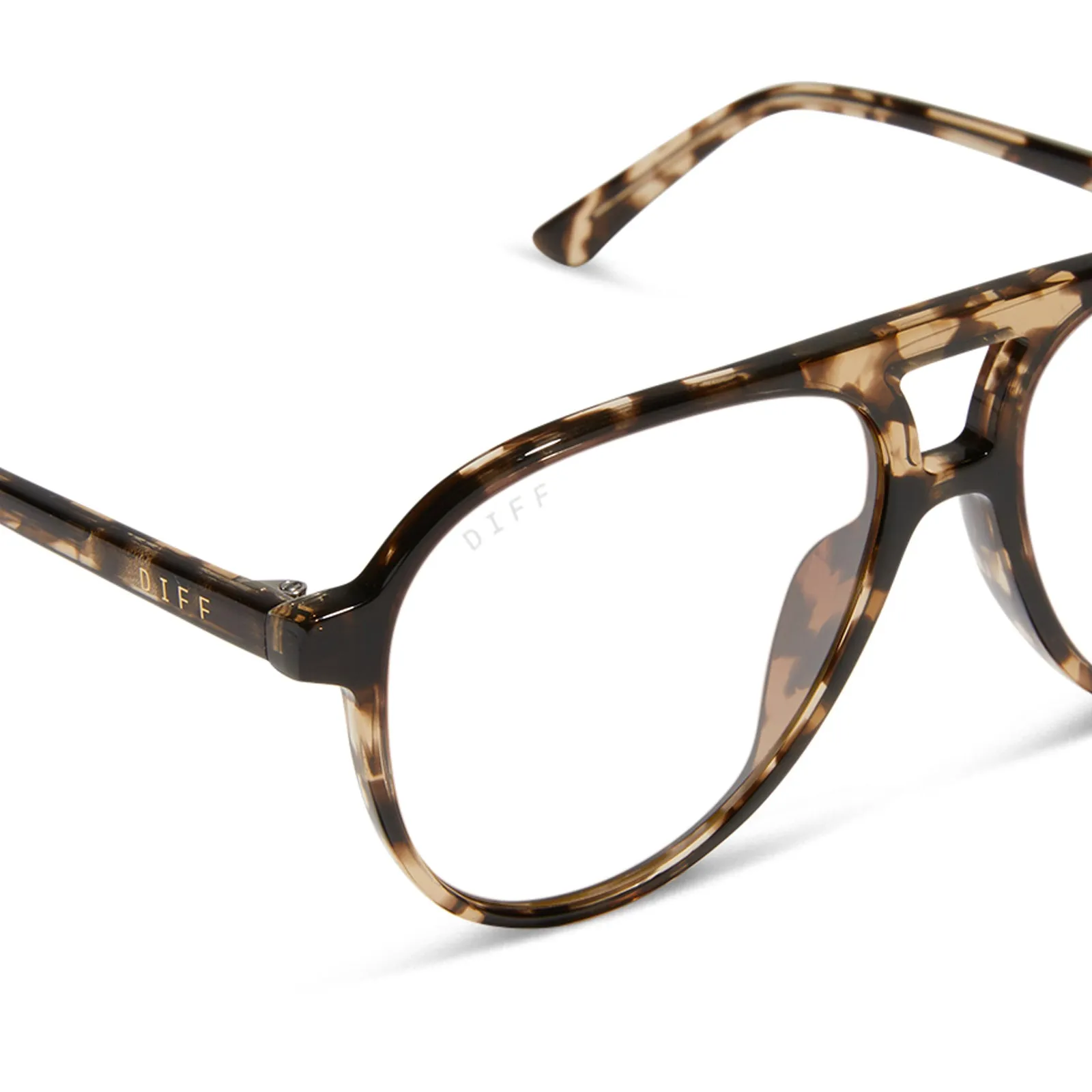 TOSCA II - ESPRESSO TORTOISE + GLASSES sold by Diff Eyewear product image thumbnail 4