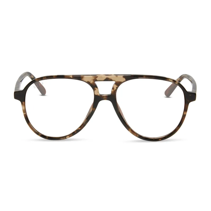 TOSCA II - ESPRESSO TORTOISE + GLASSES sold by Diff Eyewear