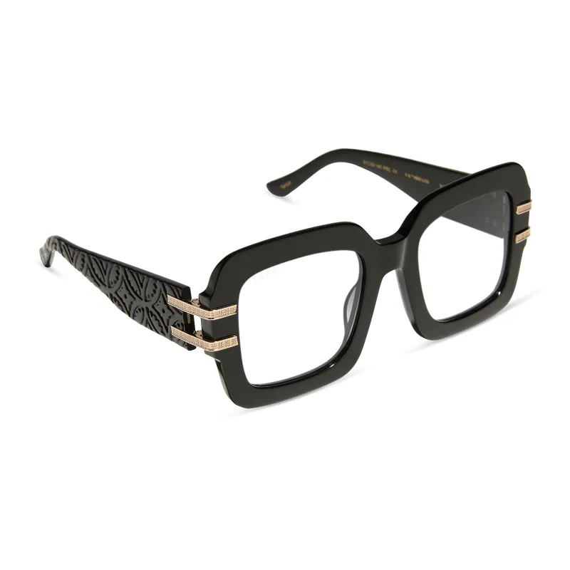 TANYA MCQUOID - LUXE BLACK + GLASSES sold by Diff Eyewear
