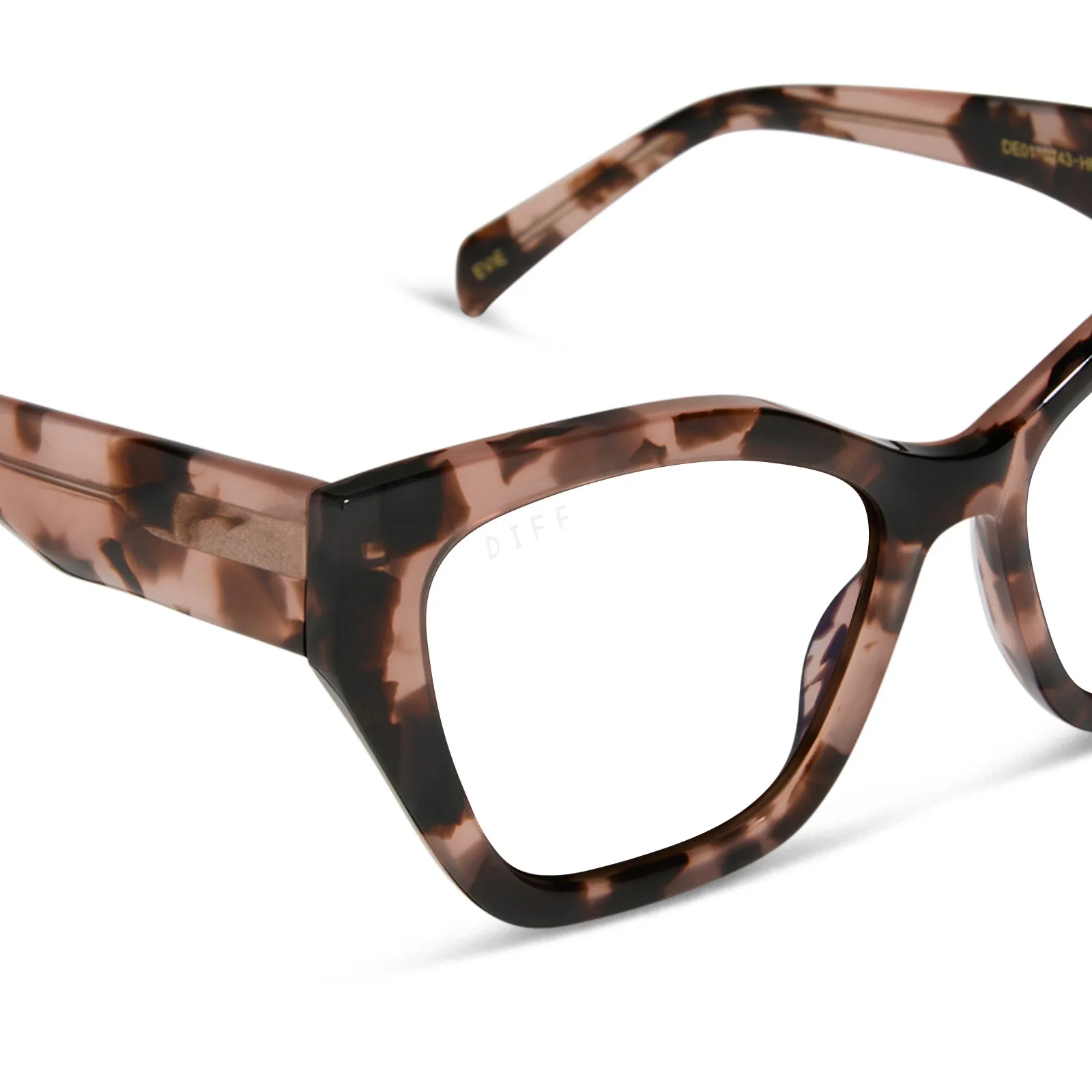EVIE - HIMALAYAN TORTOISE + GLASSES sold by Diff Eyewear product image thumbnail 4