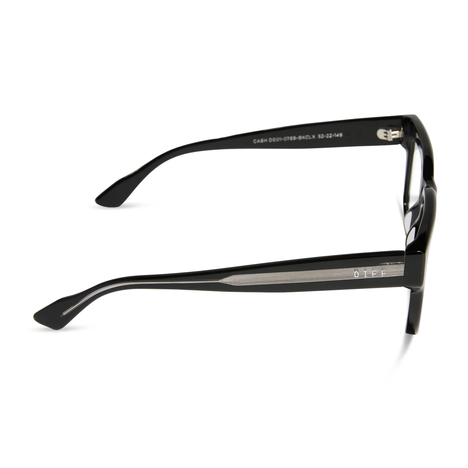 CASH - BLACK + GLASSES sold by Diff Eyewear product image thumbnail 3