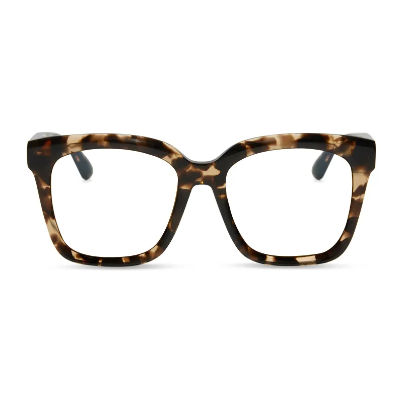 MEREDITH - ESPRESSO TORTOISE + GLASSES sold by Diff Eyewear