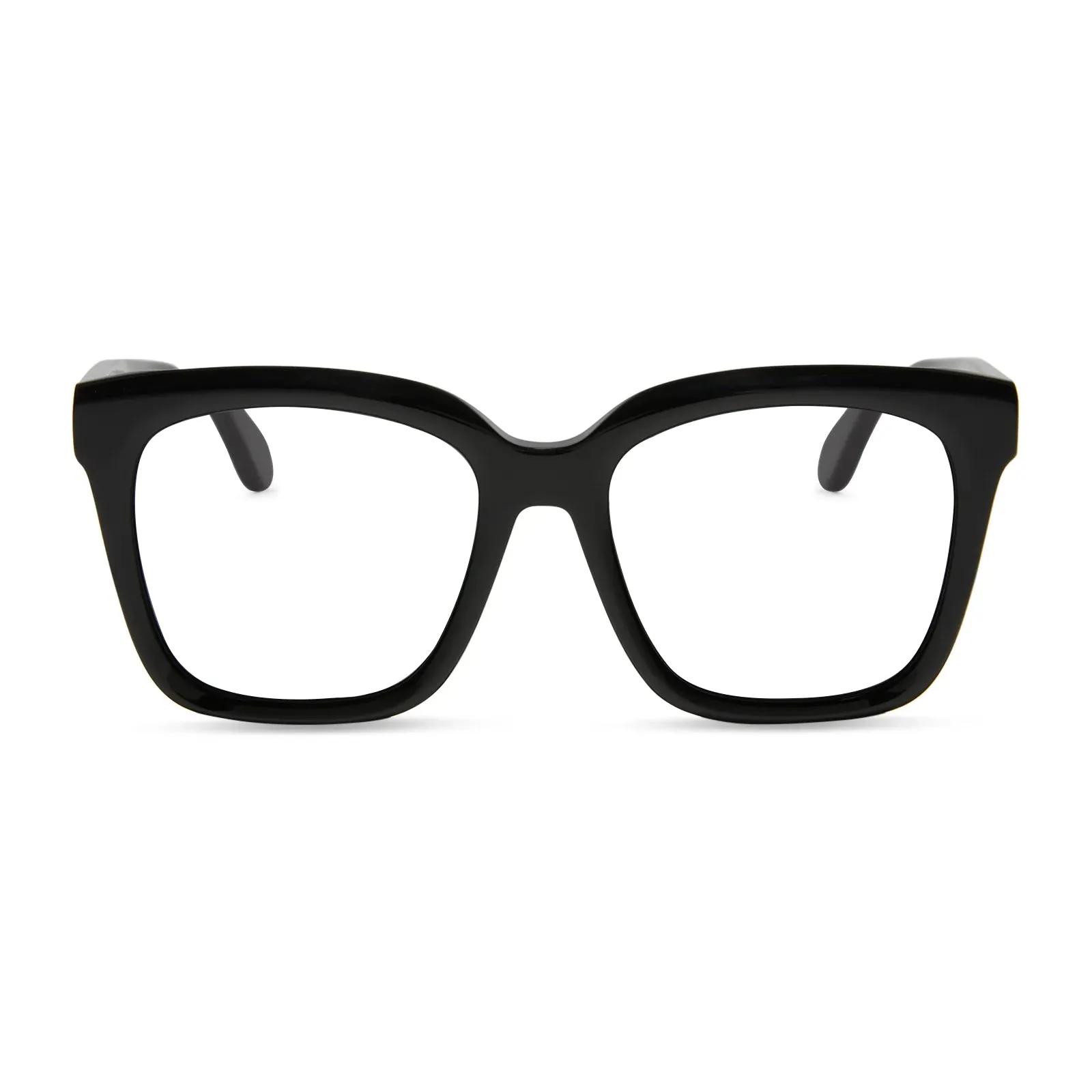 MEREDITH - BLACK + GLASSES sold by Diff Eyewear