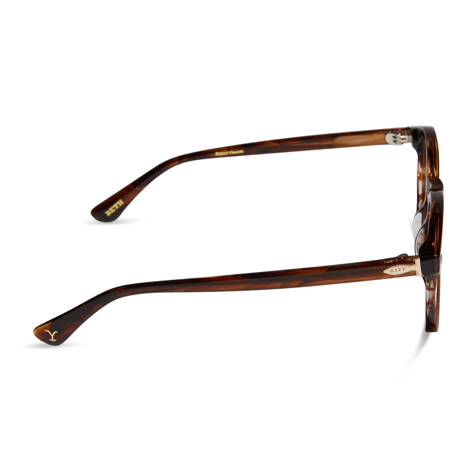 BETH - WARM SEQUOIA TORTOISE + GLASSES sold by Diff Eyewear product image thumbnail 3