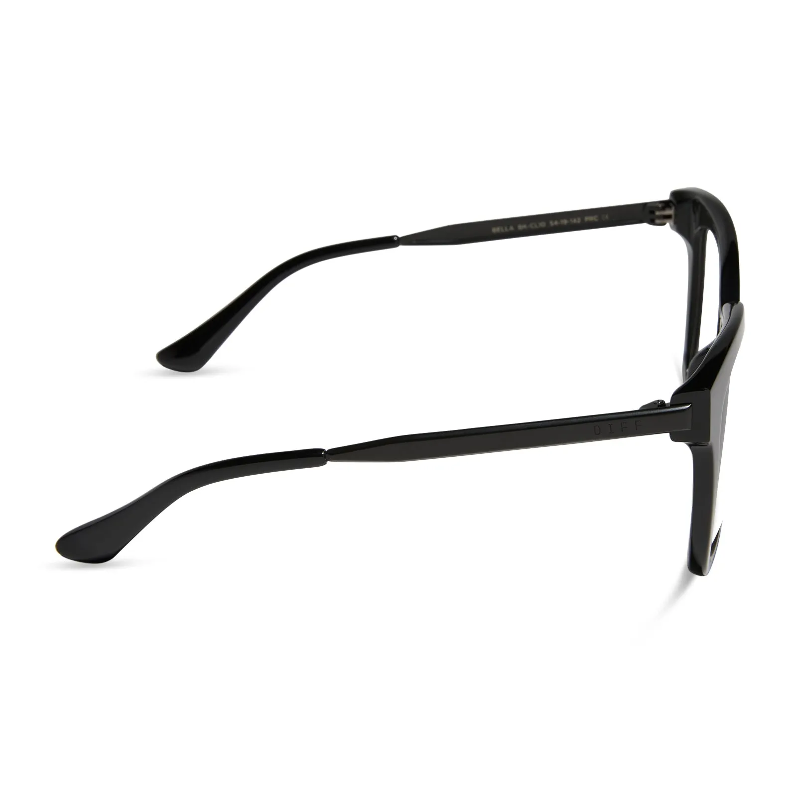 BELLA - BLACK + GLASSES sold by Diff Eyewear product image thumbnail 3