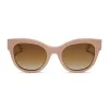 EVA - NUDE + BROWN GRADIENT + POLARIZED SUNGLASSES sold by Diff Eyewear