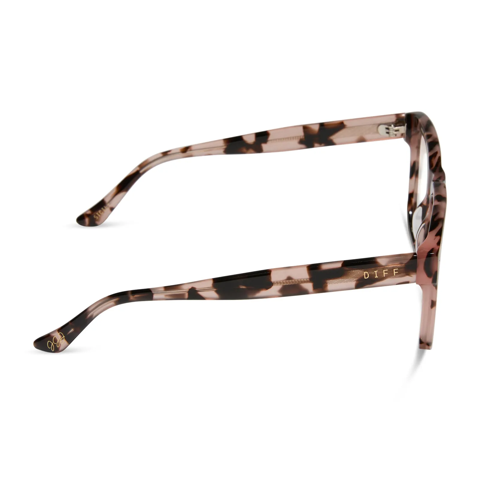 JESSIE JAMES DECKER - SICILY + HIMALAYAN TORTOISE + GLASSES sold by Diff Eyewear product image thumbnail 5