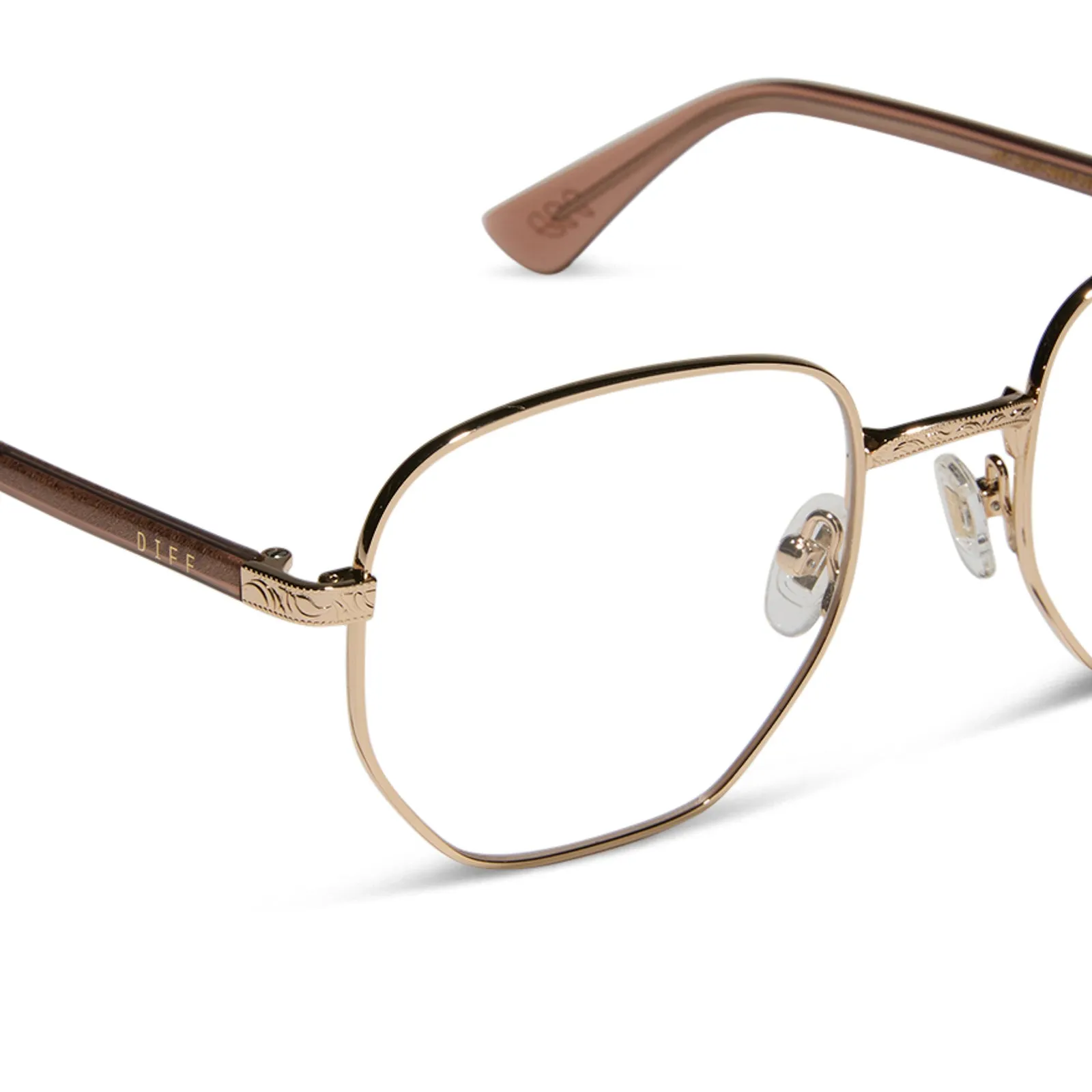 JESSIE JAMES DECKER - JJD + GOLD + GLASSES sold by Diff Eyewear product image thumbnail 4