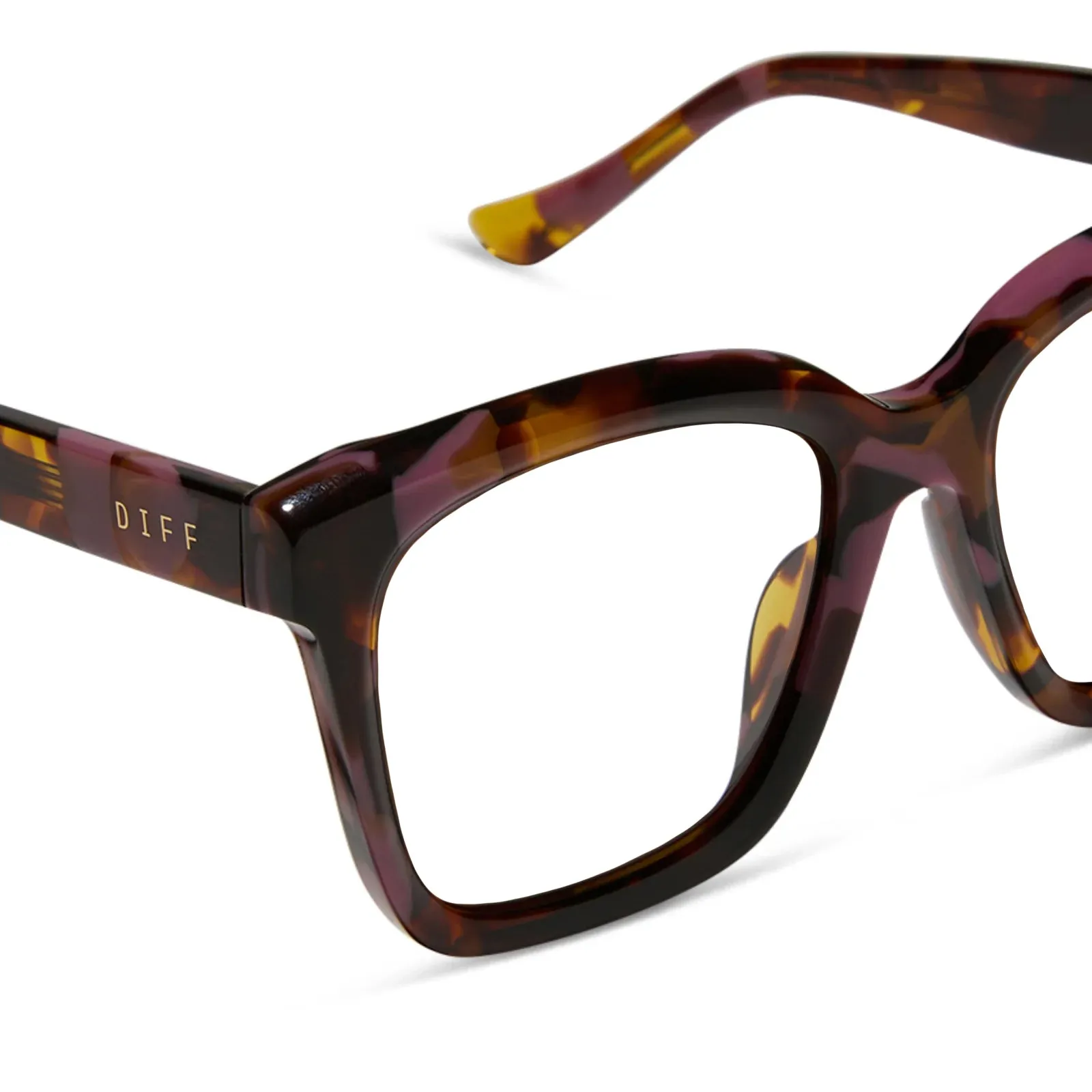 MEREDITH - TORINO TORTOISE + GLASSES sold by Diff Eyewear product image thumbnail 4