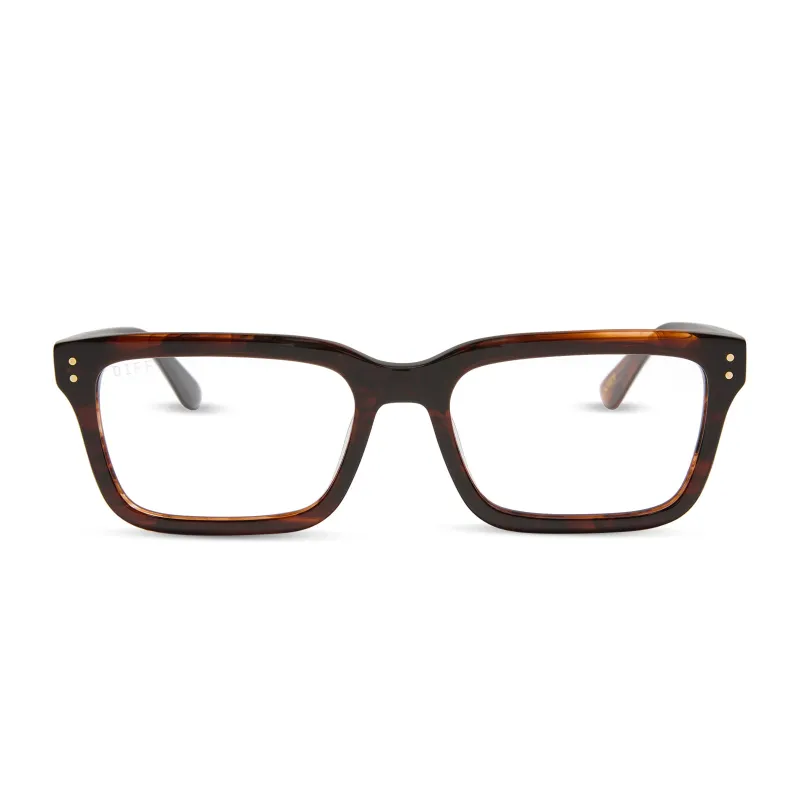 JOHN DUTTON - WARM SEQUOIA TORTOISE + GLASSES sold by Diff Eyewear