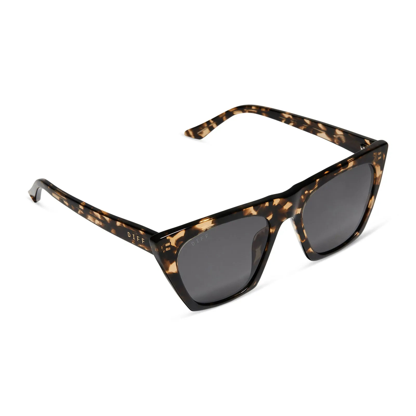 AVRIL - ESPRESSO TORTOISE + GREY SUNGLASSES sold by Diff Eyewear product image thumbnail 4