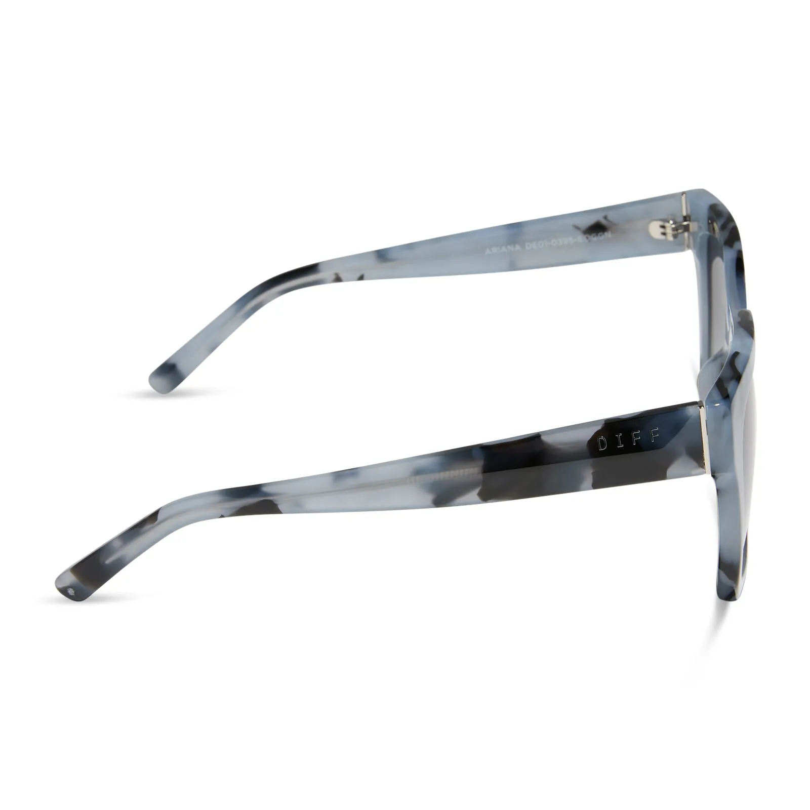 ARIANA - RETRO BLUE TORTOISE + GREY GRADIENT SUNGLASSES sold by Diff Eyewear product image thumbnail 3