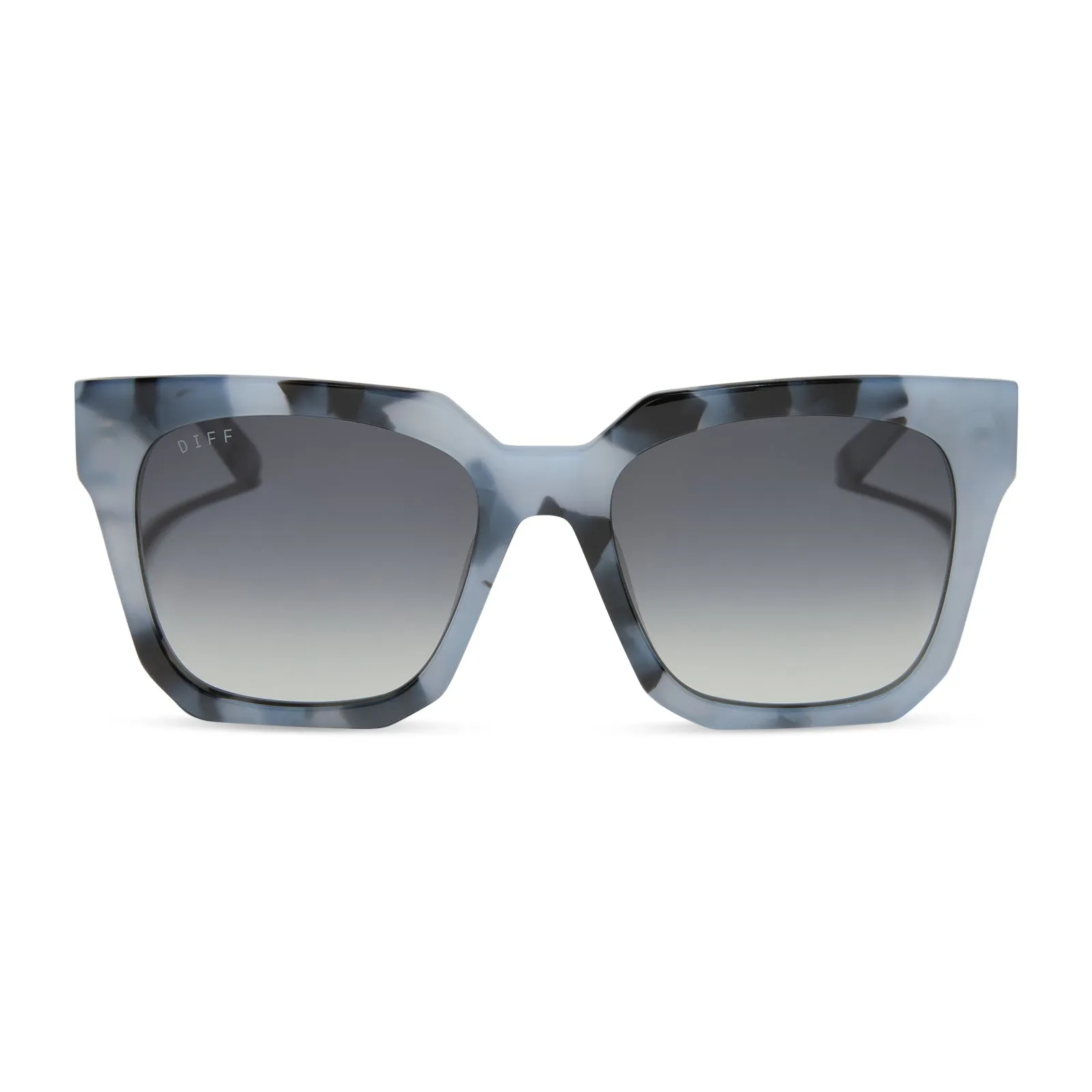 ARIANA - RETRO BLUE TORTOISE + GREY GRADIENT SUNGLASSES sold by Diff Eyewear