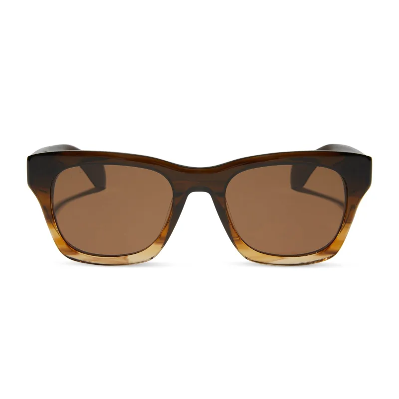 DEAN - WHISKEY FADE + BROWN + POLARIZED SUNGLASSES sold by Diff Eyewear
