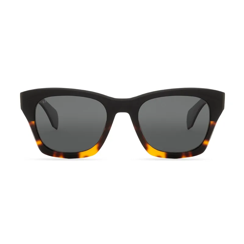 DEAN - BLACK TORTOISE + GREY POLARIZED SUNGLASSES sold by Diff Eyewear