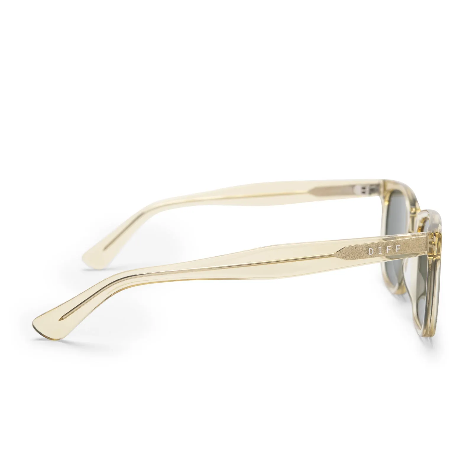 COLTON - PLATINUM CRYSTAL + G15 POLARIZED SUNGLASSES sold by Diff Eyewear product image thumbnail 4