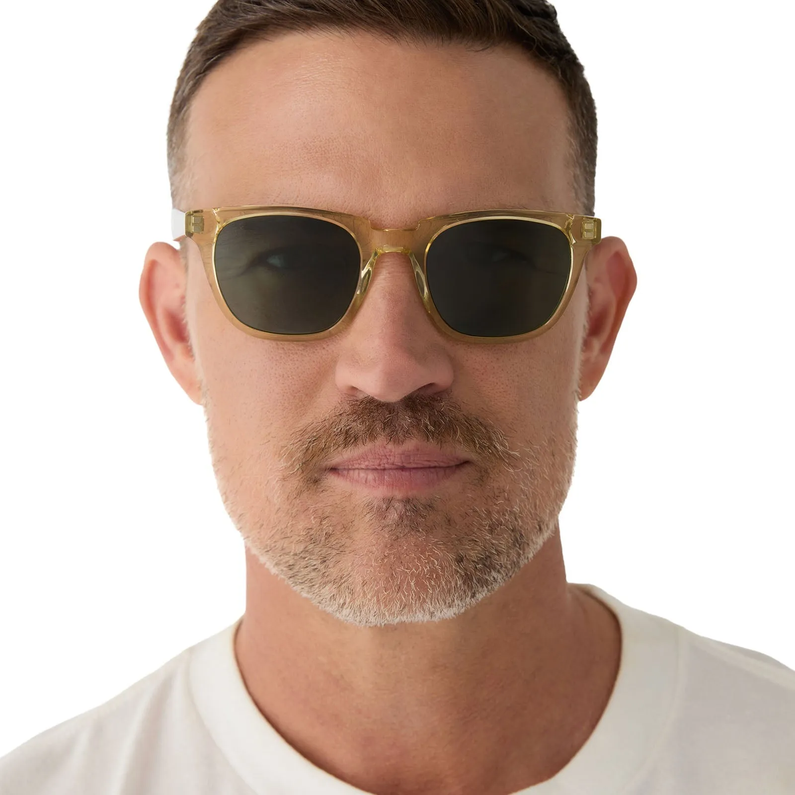 COLTON - PLATINUM CRYSTAL + G15 POLARIZED SUNGLASSES sold by Diff Eyewear product image thumbnail 5