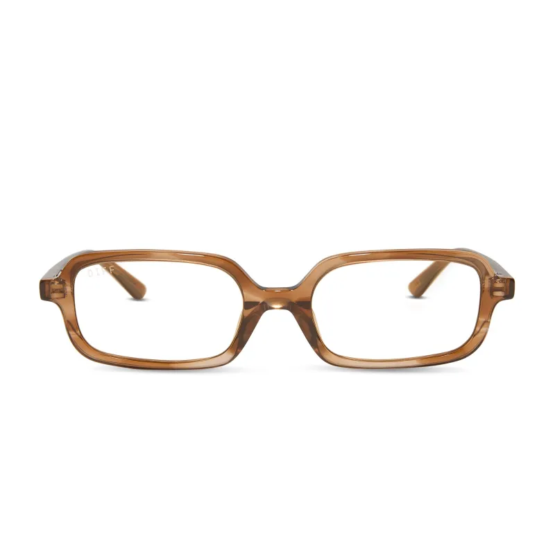 ELLE - TORTOISE + GLASSES made by Diff Eyewear
