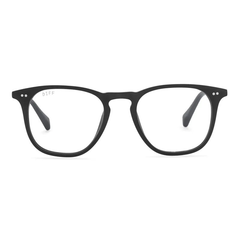 MAXWELL - MATTE BLACK + BLUE LIGHT TECHNOLOGY GLASSES sold by Diff Eyewear