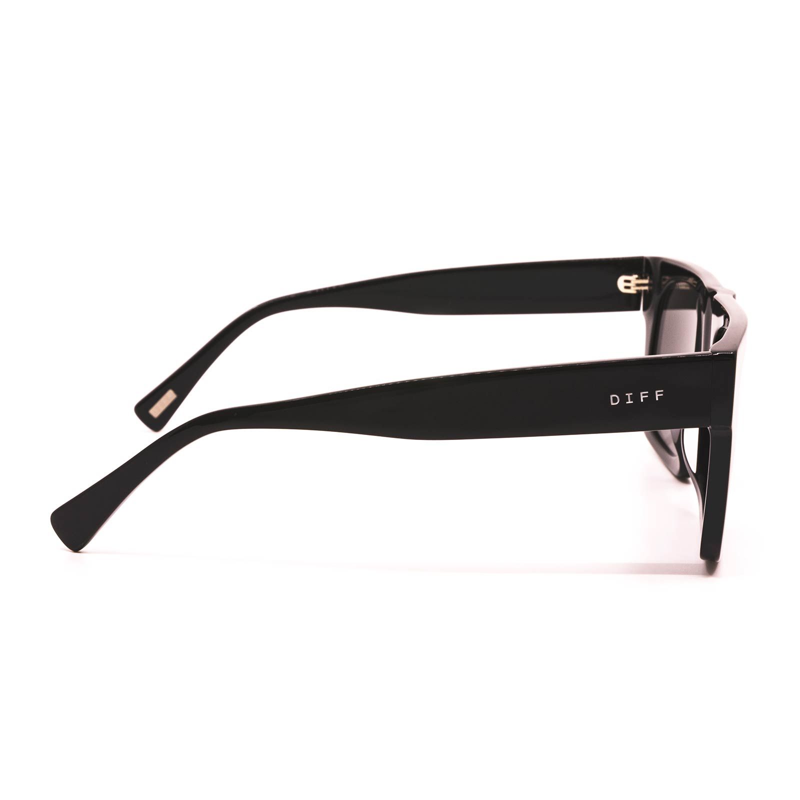 DUKE - BLACK + GREY + POLARIZED SUNGLASSES sold by Diff Eyewear product image thumbnail 3