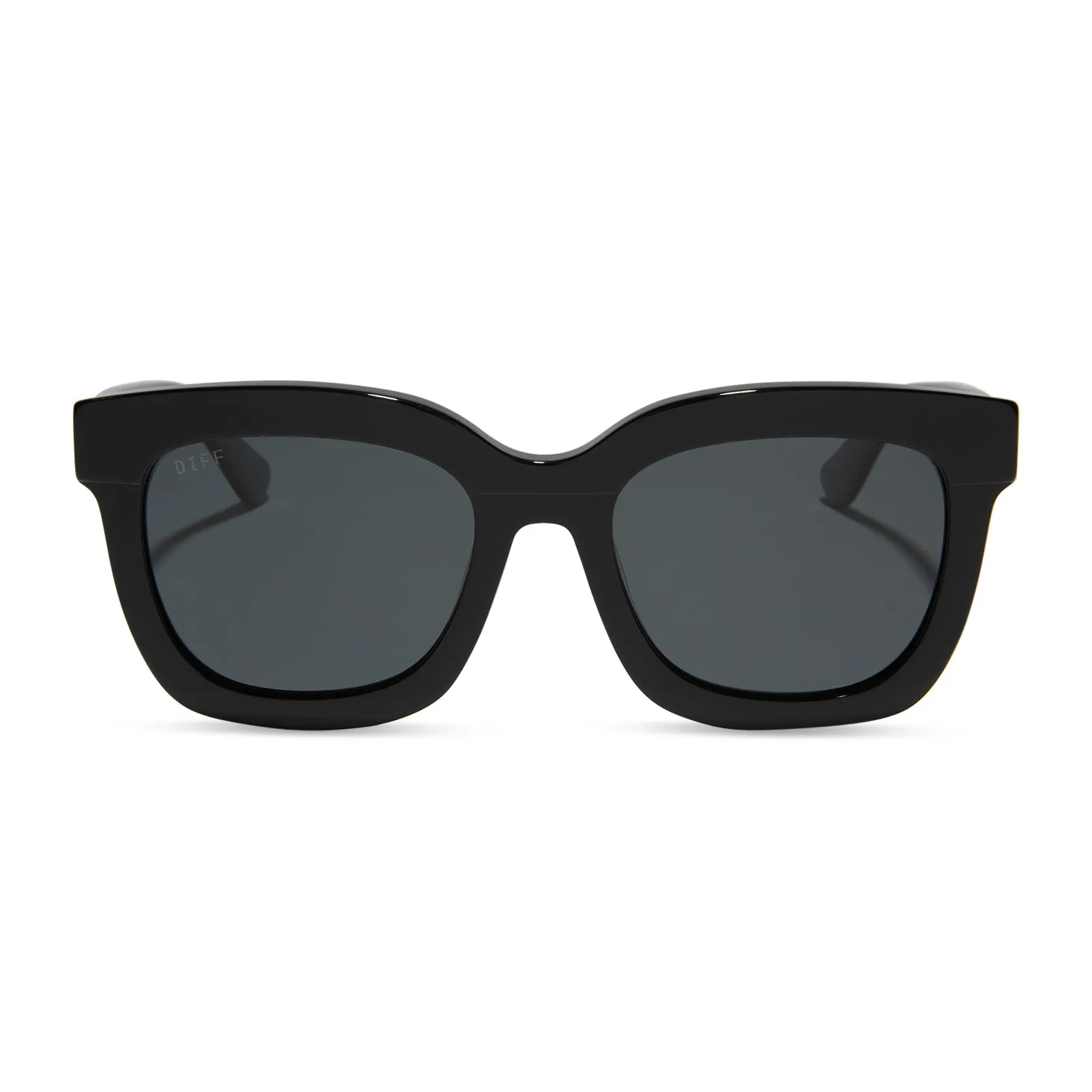 CARSON - BLACK + DARK SMOKE + POLARIZED SUNGLASSES sold by Diff Eyewear
