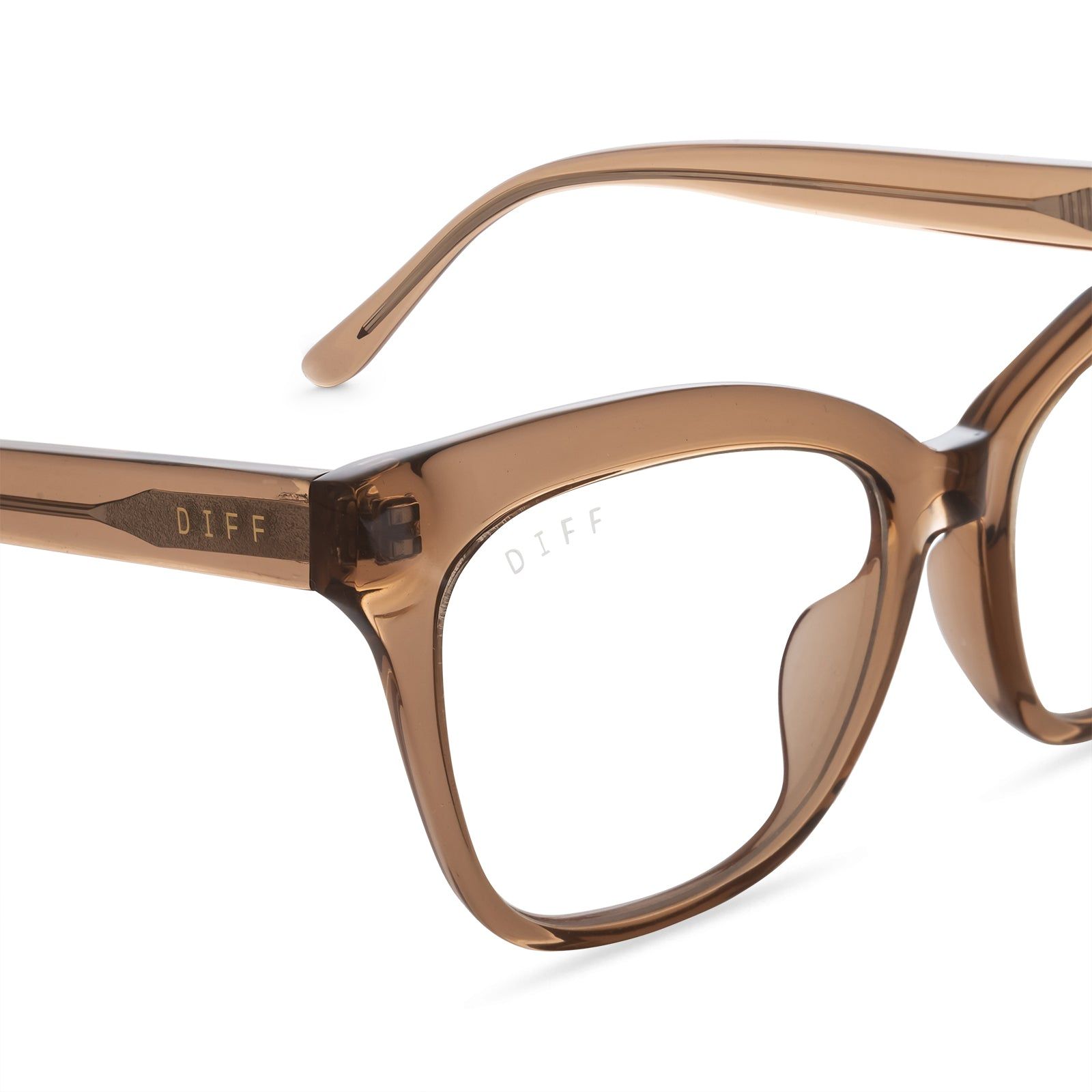 WINSTON - DUNES CRYSTAL + BLUE LIGHT TECHNOLOGY GLASSES sold by Diff Eyewear product image thumbnail 3