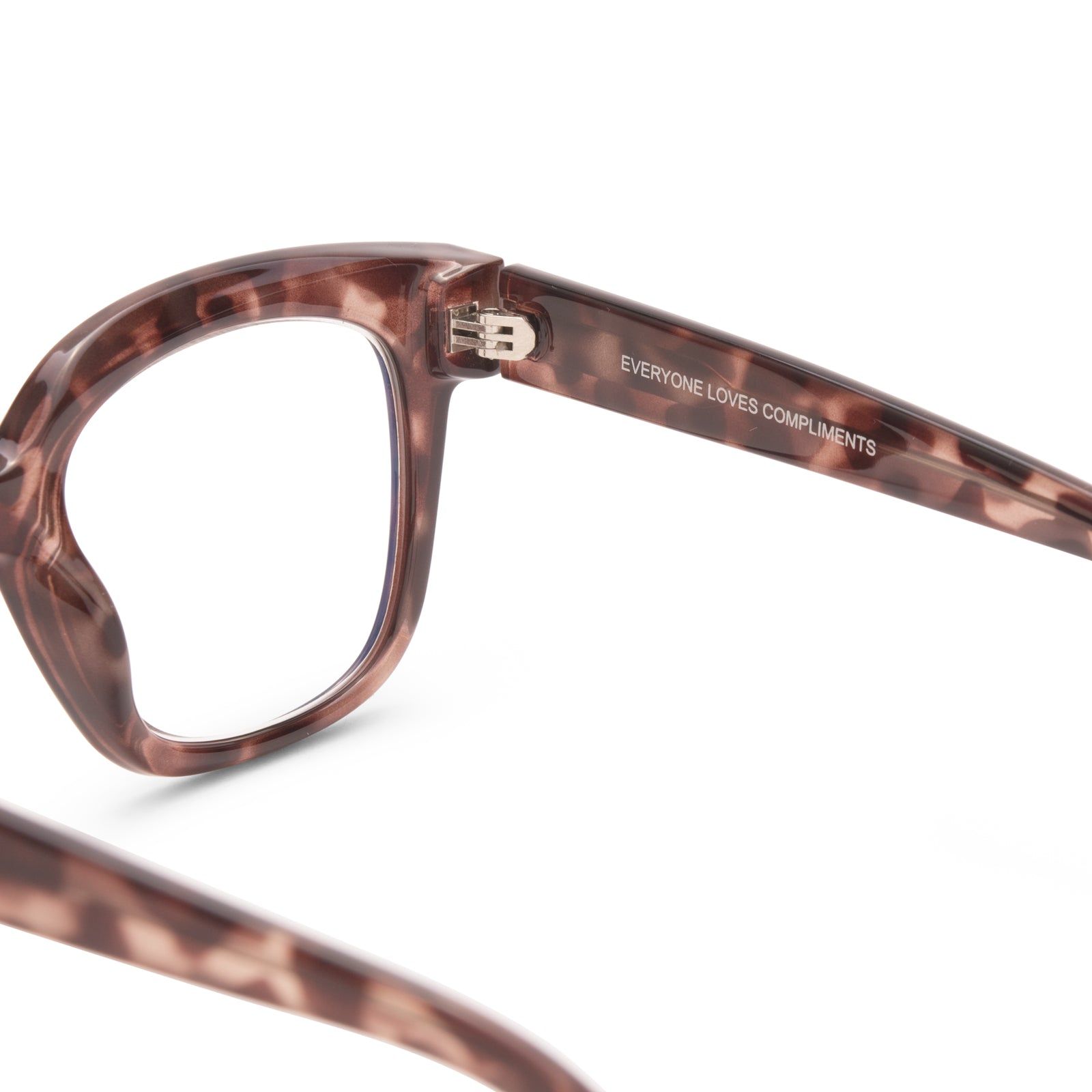 AVA - BEIGE TORTOISE + CLEAR GLASSES sold by Diff Eyewear product image thumbnail 5
