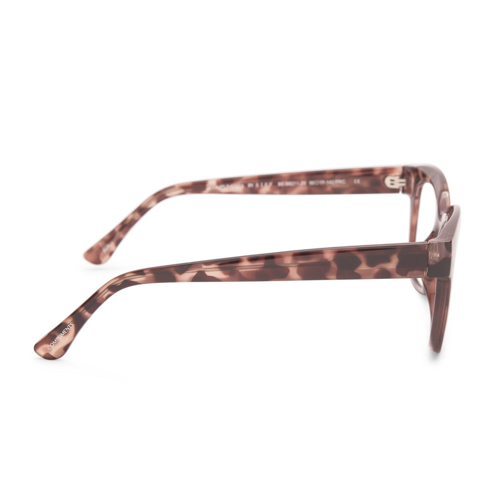 AVA - BEIGE TORTOISE + CLEAR GLASSES sold by Diff Eyewear product image thumbnail 3