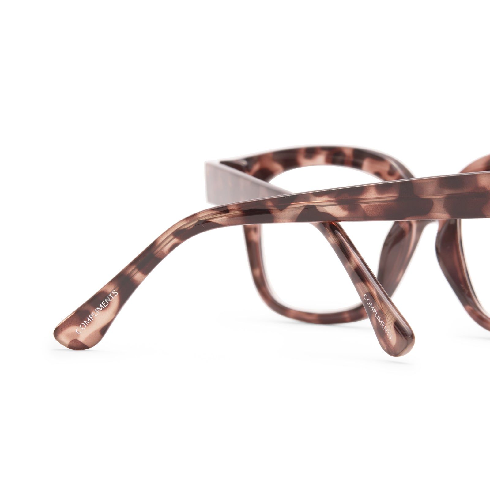 AVA - BEIGE TORTOISE + CLEAR GLASSES sold by Diff Eyewear product image thumbnail 4
