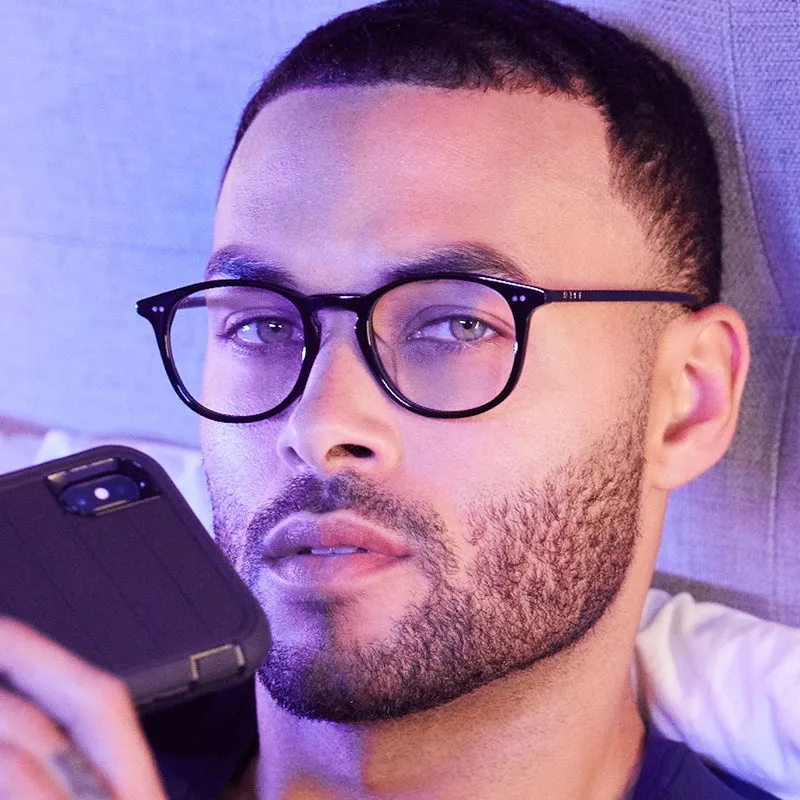 JAXSON - VINTAGE CRYSTAL + BLUE LIGHT TECHNOLOGY CLEAR GLASSES sold by Diff Eyewear product image thumbnail 5