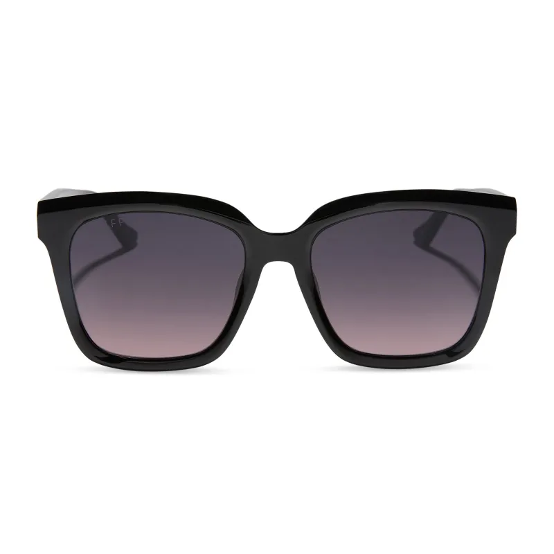 BLYTHE - BLACK + IRIS GRADIENT SUNGLASSES sold by Diff Eyewear
