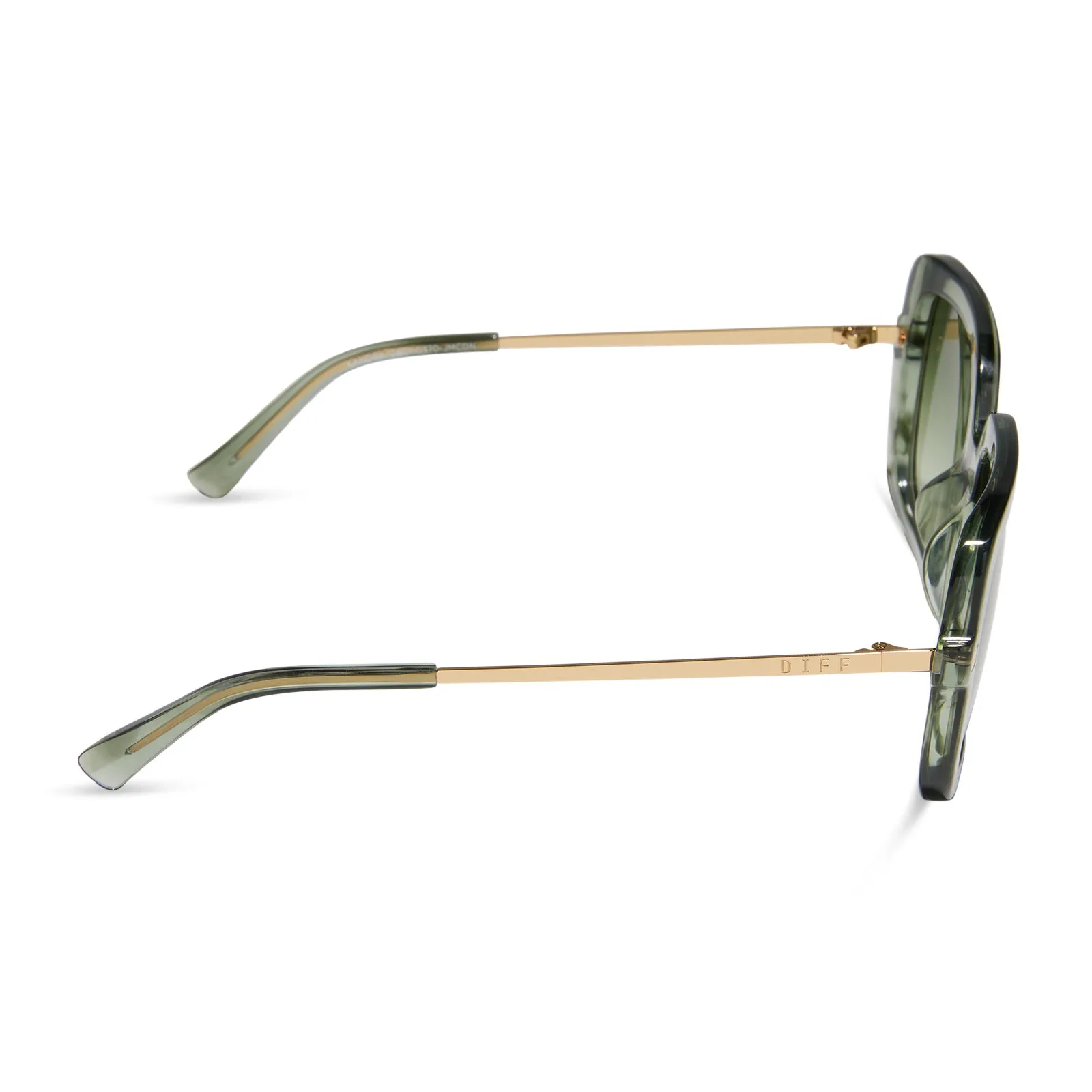 SANDRA - COOL MATCHA + COOL MATCHA GRADIENT SUNGLASSES sold by Diff Eyewear product image thumbnail 3