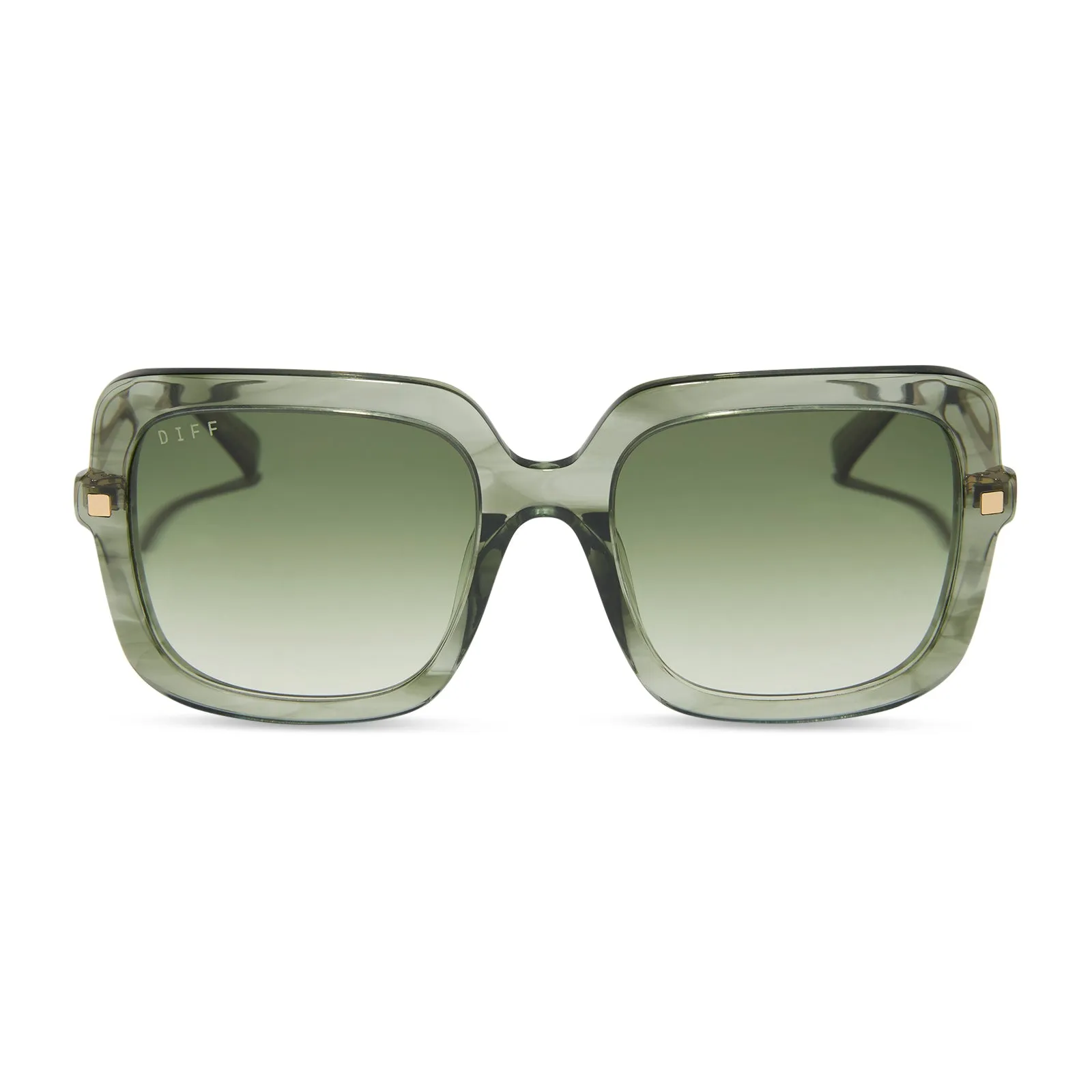 SANDRA - COOL MATCHA + COOL MATCHA GRADIENT SUNGLASSES sold by Diff Eyewear