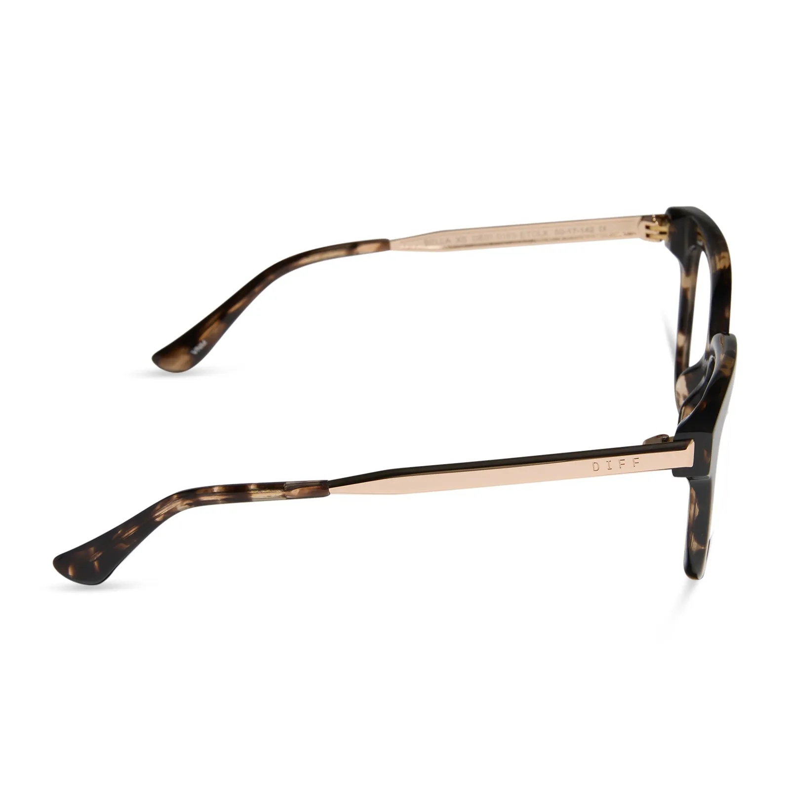 BELLA XS - ESPRESSO TORTOISE + GLASSES sold by Diff Eyewear product image thumbnail 3