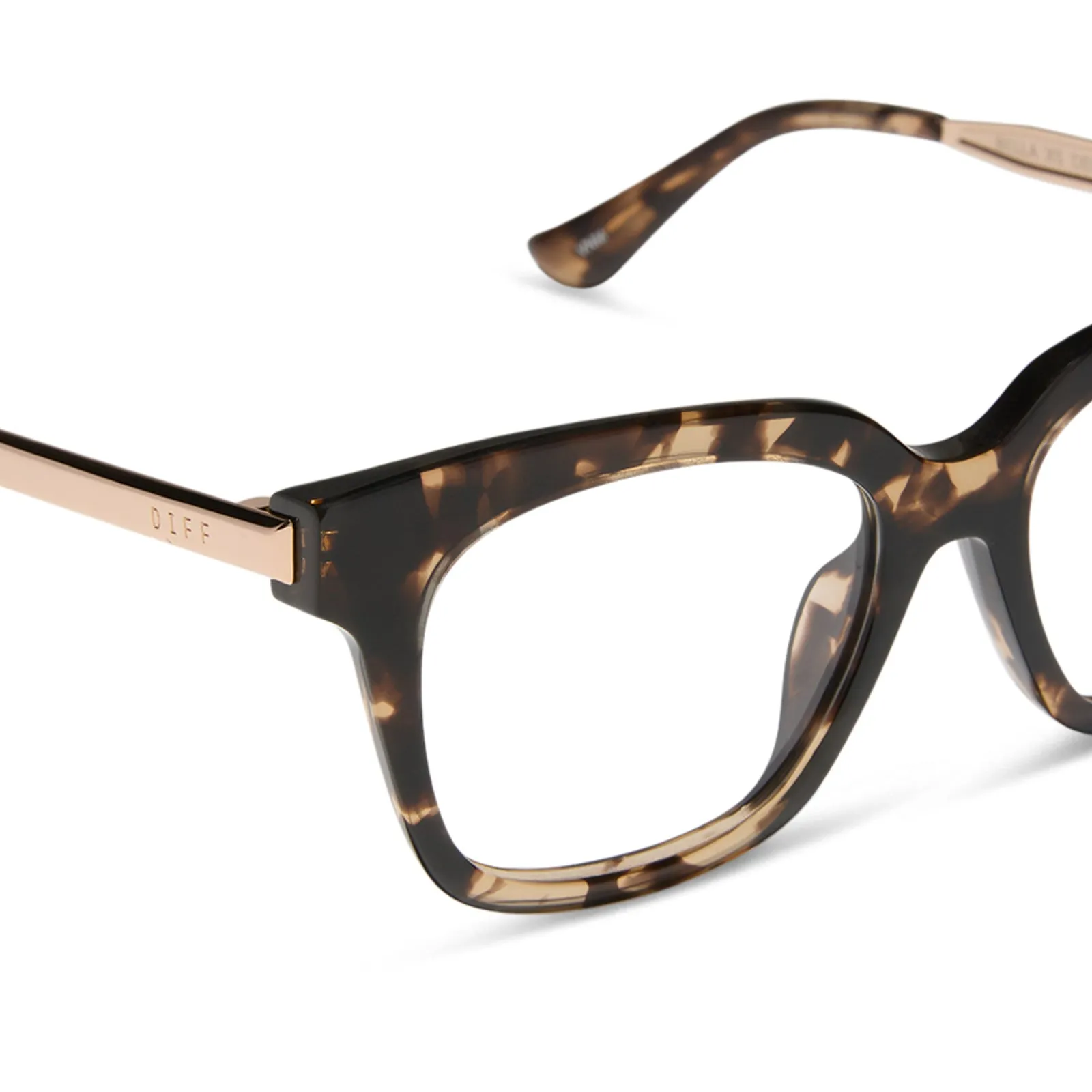 BELLA XS - ESPRESSO TORTOISE + GLASSES sold by Diff Eyewear product image thumbnail 4