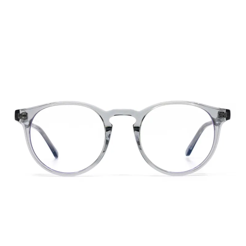 SAWYER - SMOKE CRYSTAL + CLEAR GLASSES sold by Diff Eyewear