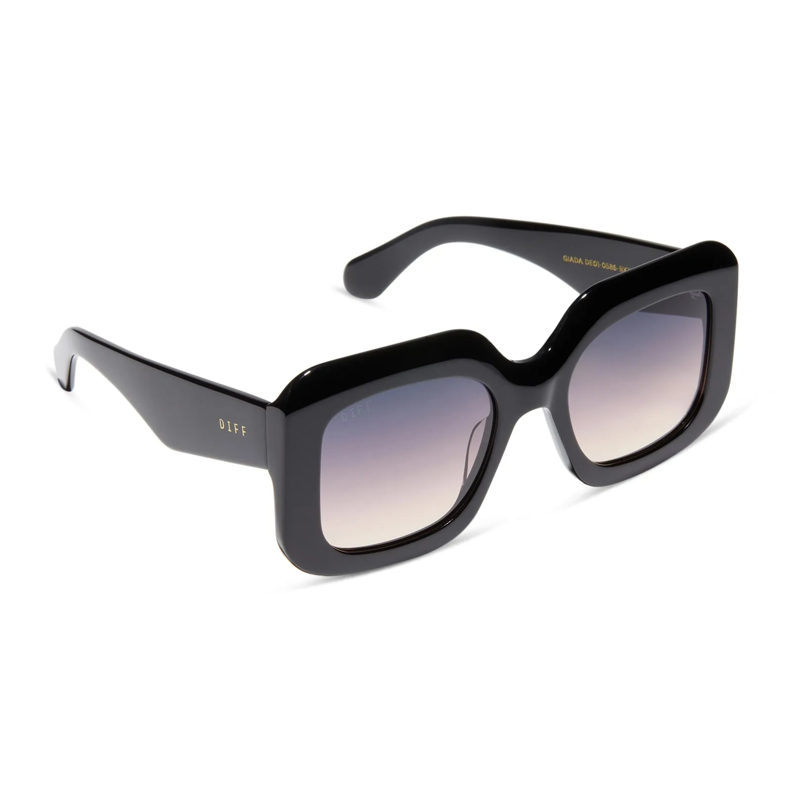 GIADA - BLACK + TWILIGHT GRADIENT SUNGLASSES sold by Diff Eyewear product image thumbnail 2