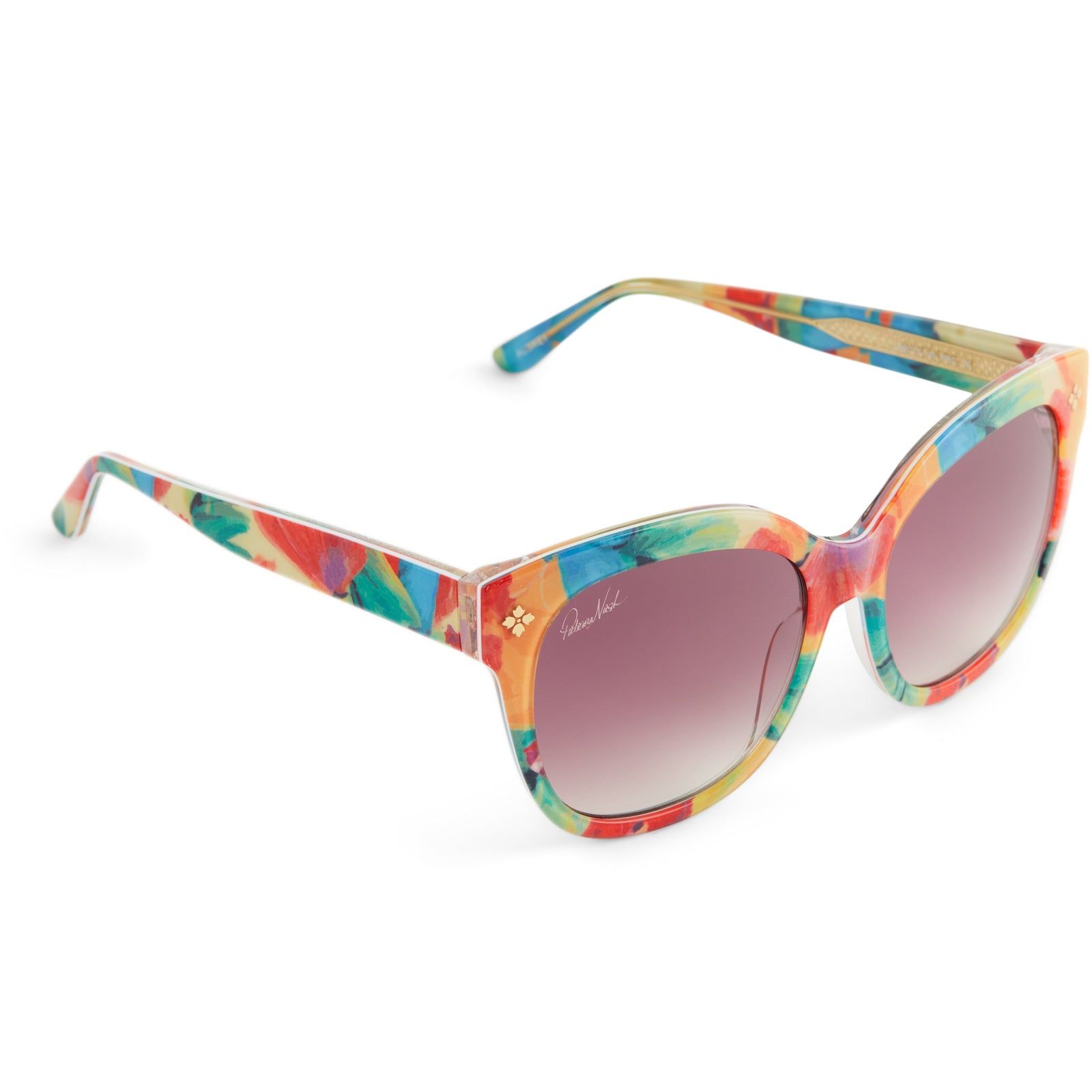 PATRICIA NASH - AUDREY + WATERCOLOR + PURPLE GRADIENT SUNGLASSES sold by Diff Eyewear product image thumbnail 4