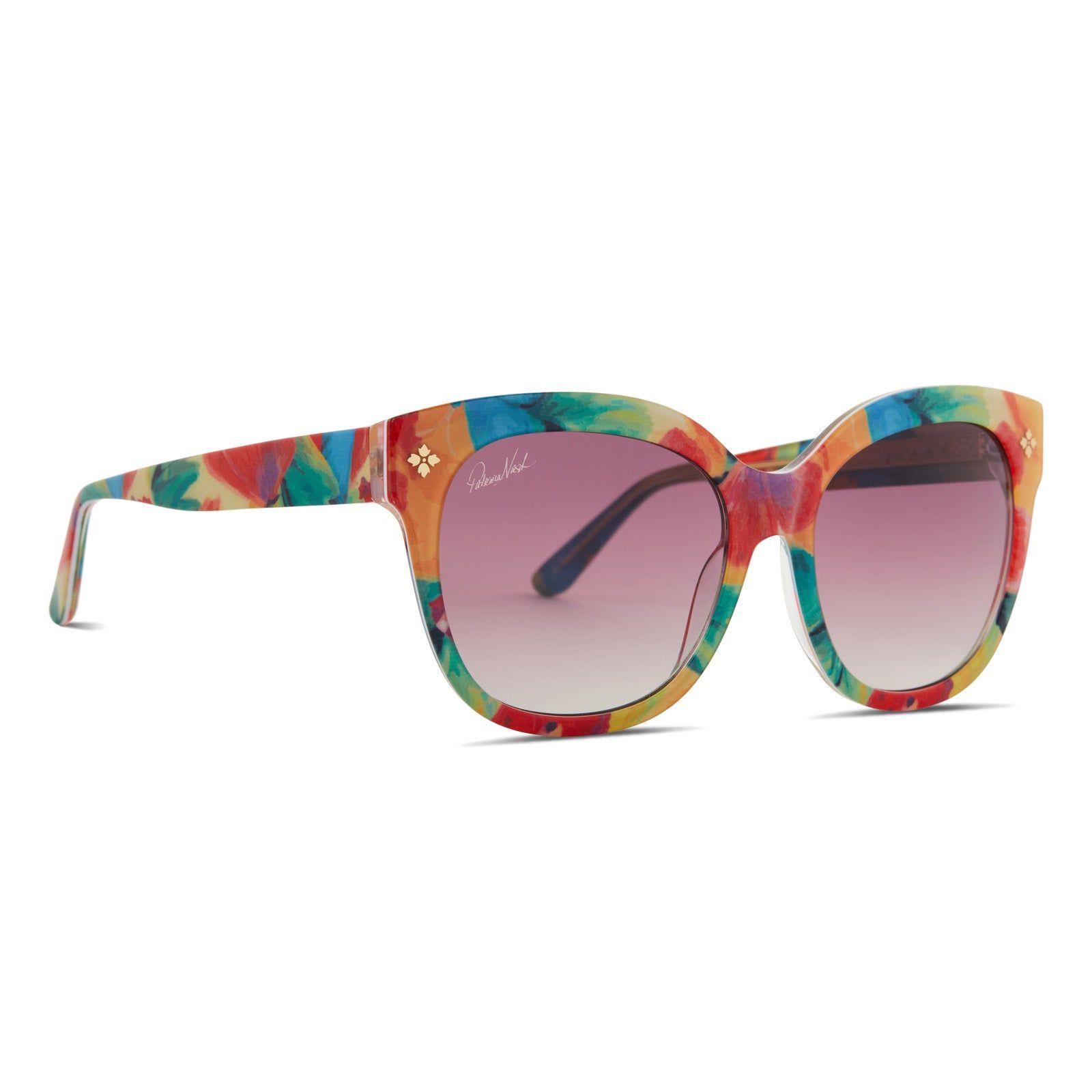 PATRICIA NASH - AUDREY + WATERCOLOR + PURPLE GRADIENT SUNGLASSES sold by Diff Eyewear product image thumbnail 2