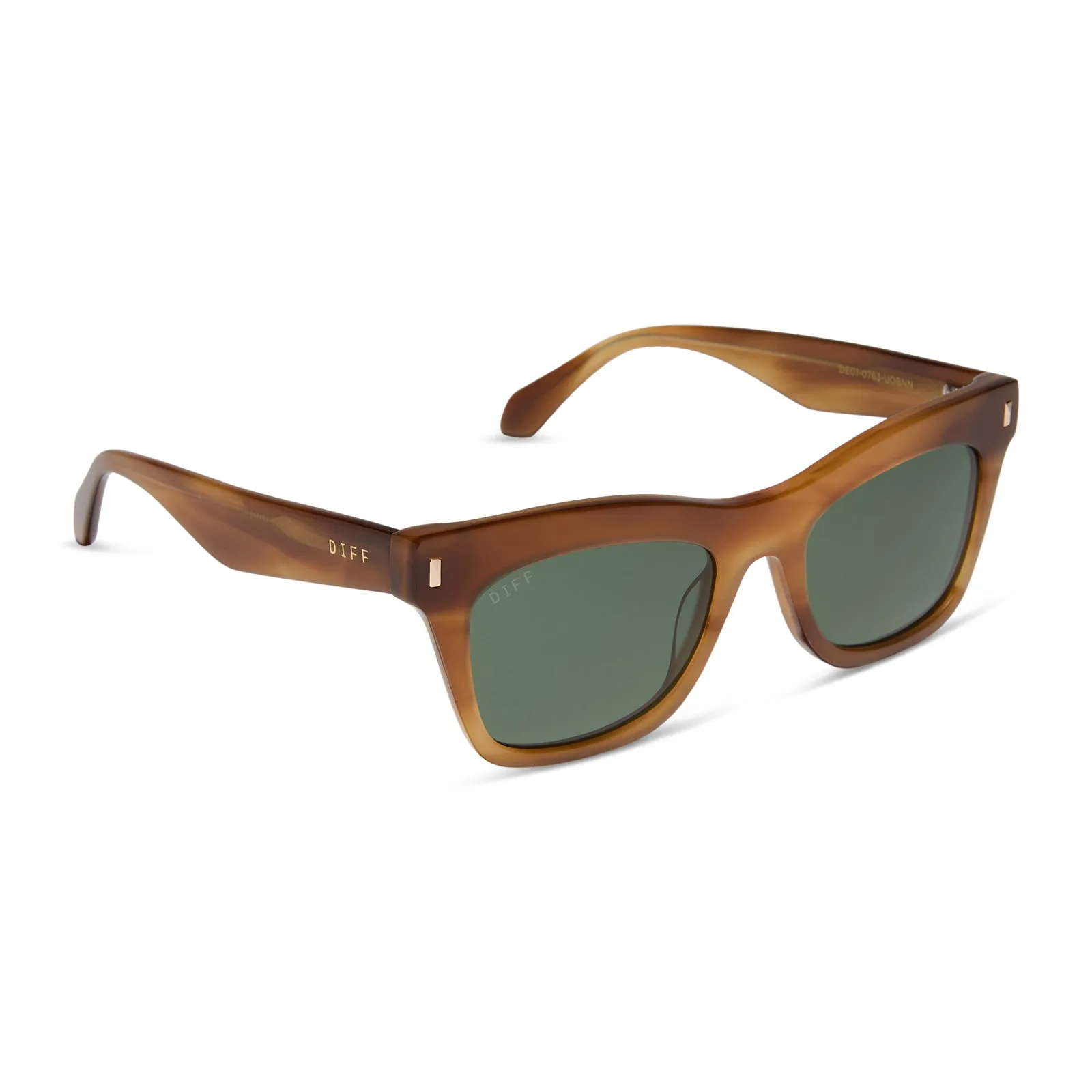 BRADLEY - TAWNY TORTOISE + G15 + POLARIZED SUNGLASSES sold by Diff Eyewear product image thumbnail 2