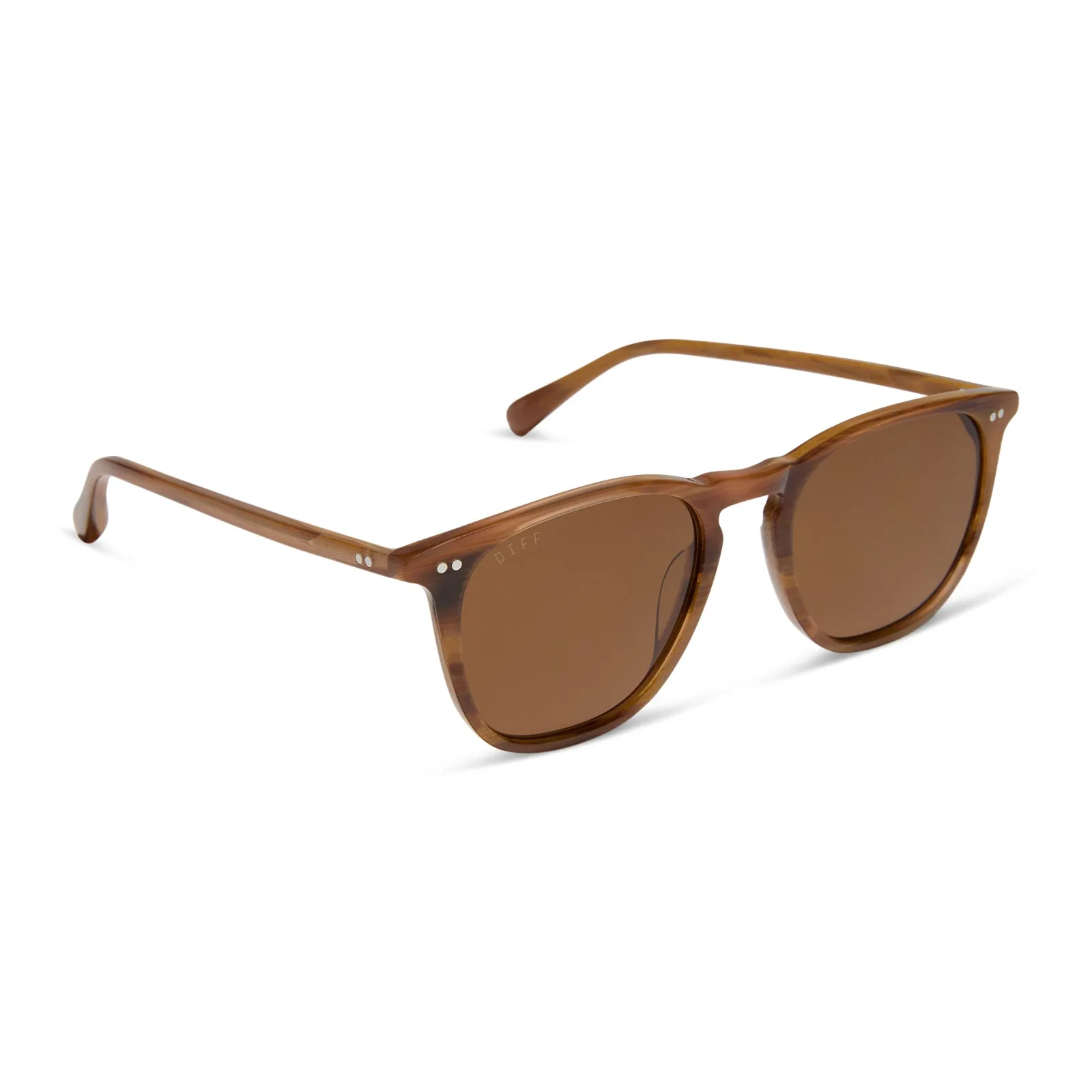 MAXWELL XL - LONGHORN + BROWN + POLARIZED SUNGLASSES sold by Diff Eyewear product image thumbnail 2