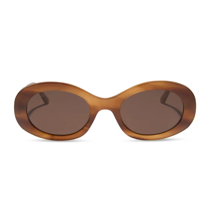 LAINEY - TAWNY TORTOISE + BROWN SUNGLASSES sold by Diff Eyewear